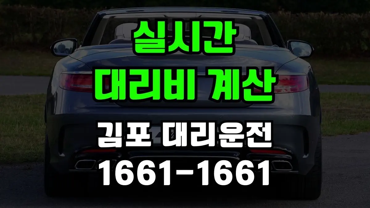 김포 대리운전